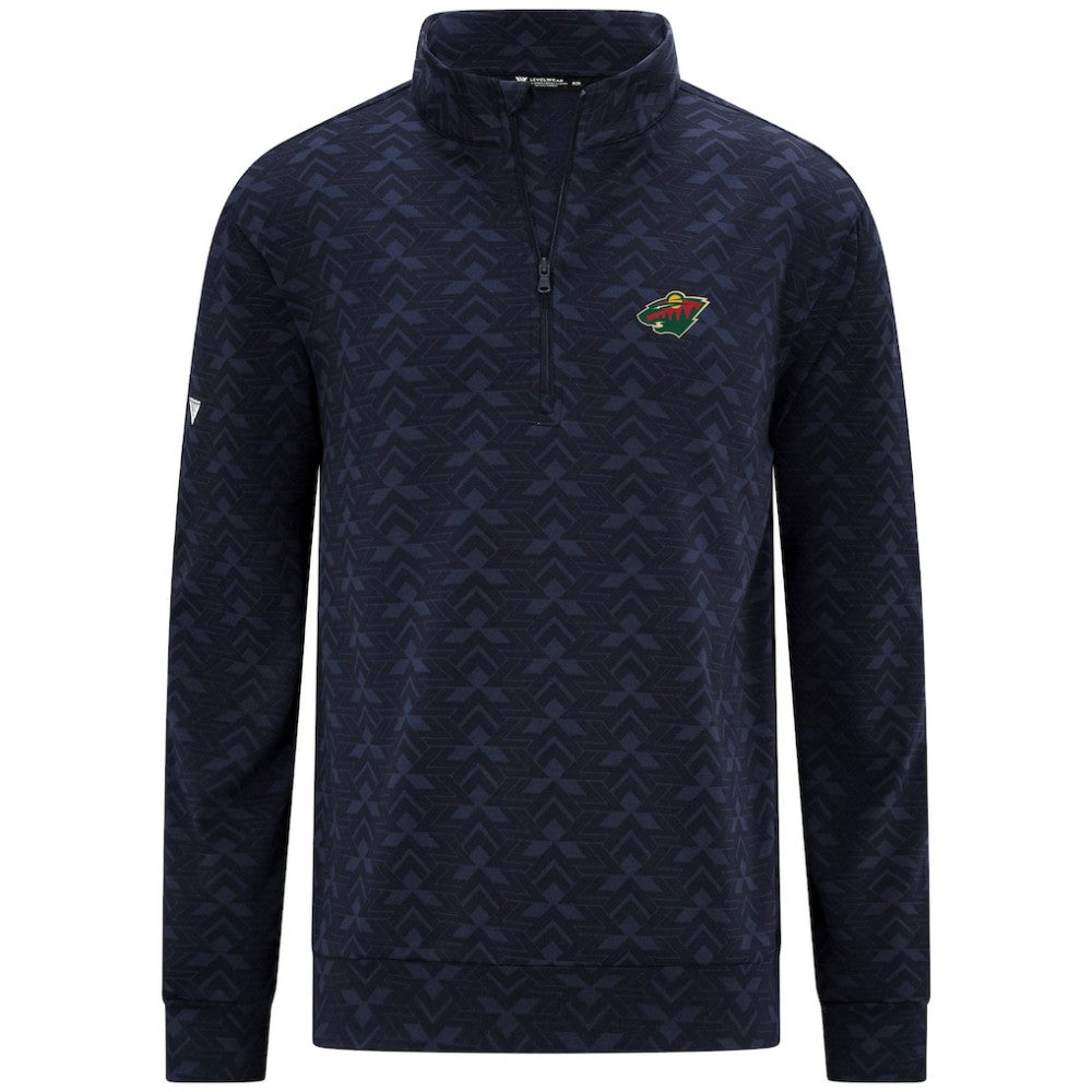 Minnesota Wild Levelwear Chameleon Quarter-Zip Sweatshirt - Navy | NHL sale