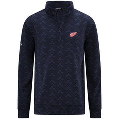 Detroit Red Wings Levelwear Chameleon Quarter-Zip Sweatshirt - Navy | NHL Clearance