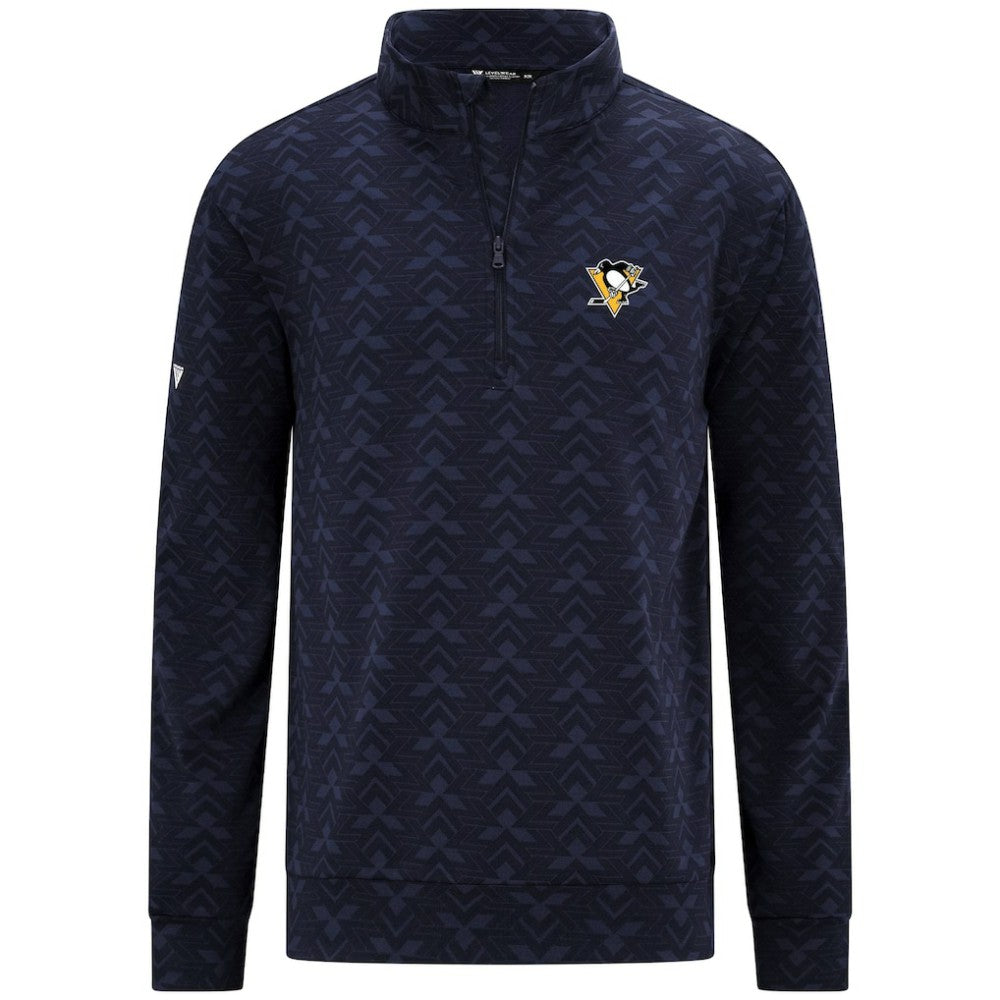 Pittsburgh Penguins Levelwear Chameleon Quarter-Zip Sweatshirt - Navy | NHL discount