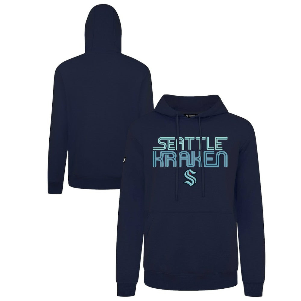 Seattle Kraken Levelwear Podium Lanes Hoodie - Deep Sea Blue | NHL discount