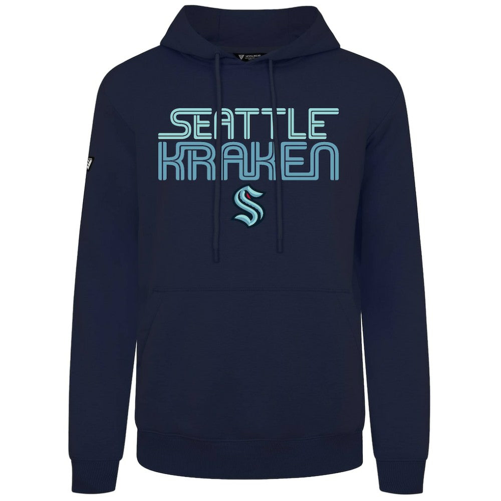 Seattle Kraken Levelwear Podium Lanes Hoodie - Deep Sea Blue | NHL discount