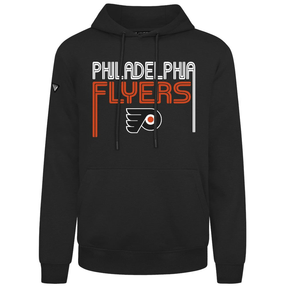 Philadelphia Flyers Levelwear Podium Lanes Hoodie - Black | NHL Clearance