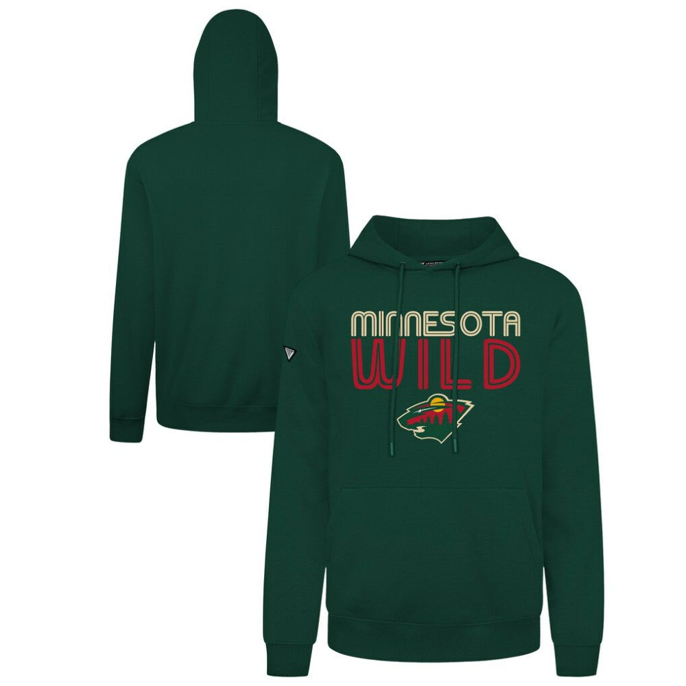 Minnesota Wild Levelwear Podium Lanes Hoodie - Green | NHL Clearance