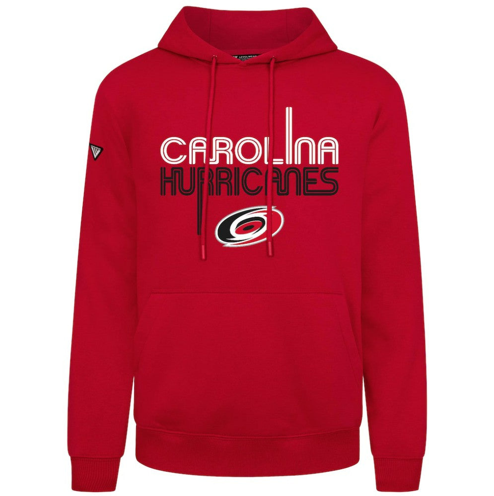Carolina Hurricanes Levelwear Podium Lanes Hoodie - Red | NHL online