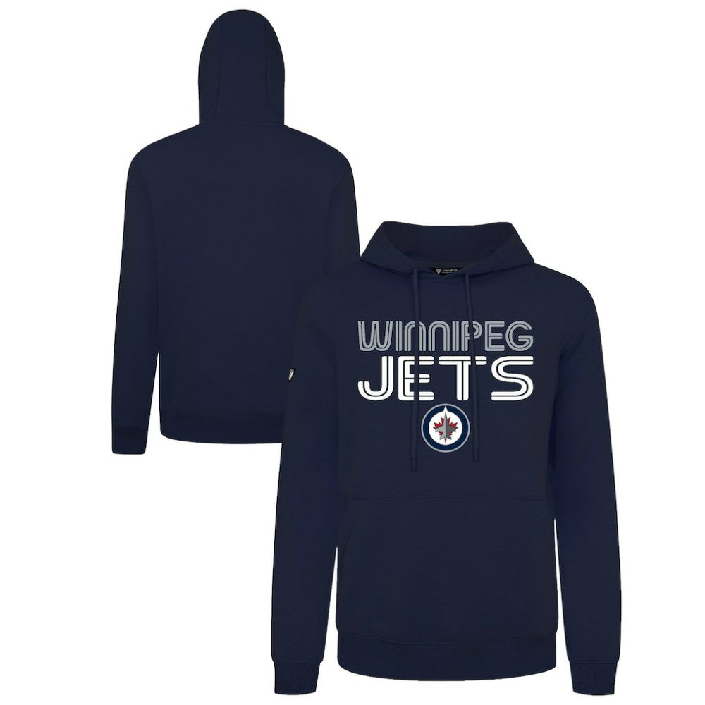 Winnipeg Jets Levelwear Podium Lanes Hoodie - Navy | NHL on sale