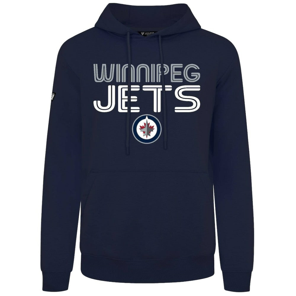 Winnipeg Jets Levelwear Podium Lanes Hoodie - Navy | NHL on sale