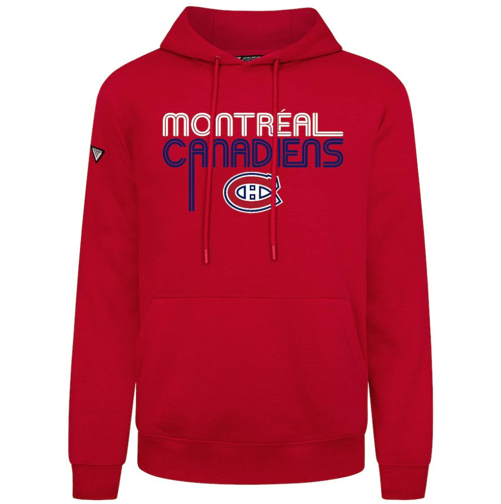 Montreal Canadiens Levelwear Podium Lanes Hoodie - Red | NHL Clearance