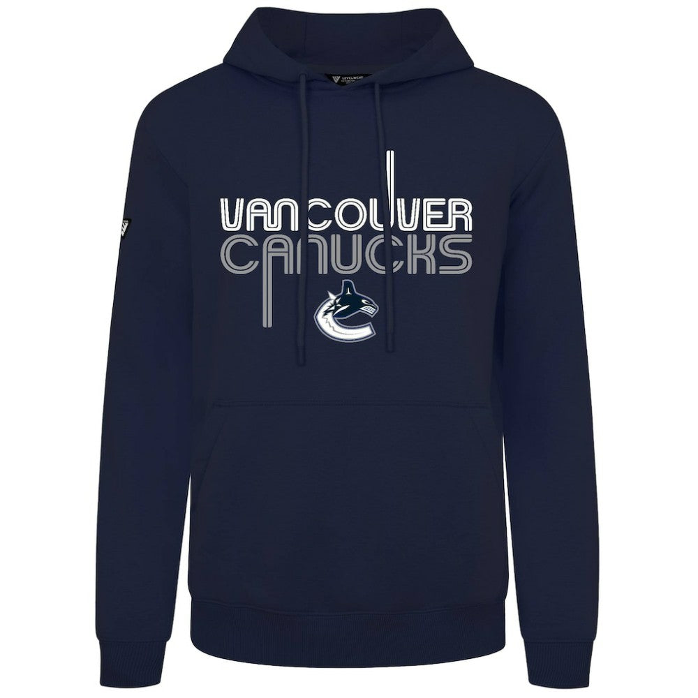Vancouver Canucks Levelwear Podium Lanes Hoodie - Navy | NHL sale