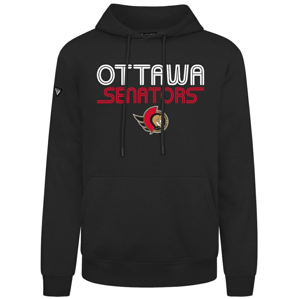 Ottawa Senators Levelwear Podium Lanes Hoodie - Black | NHL online