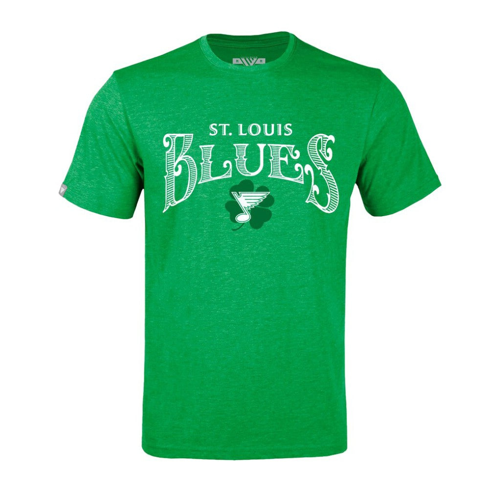 St. Louis Blues Levelwear St. Patrick's Day Richmond T-Shirt - Green | NHL Lifestyle