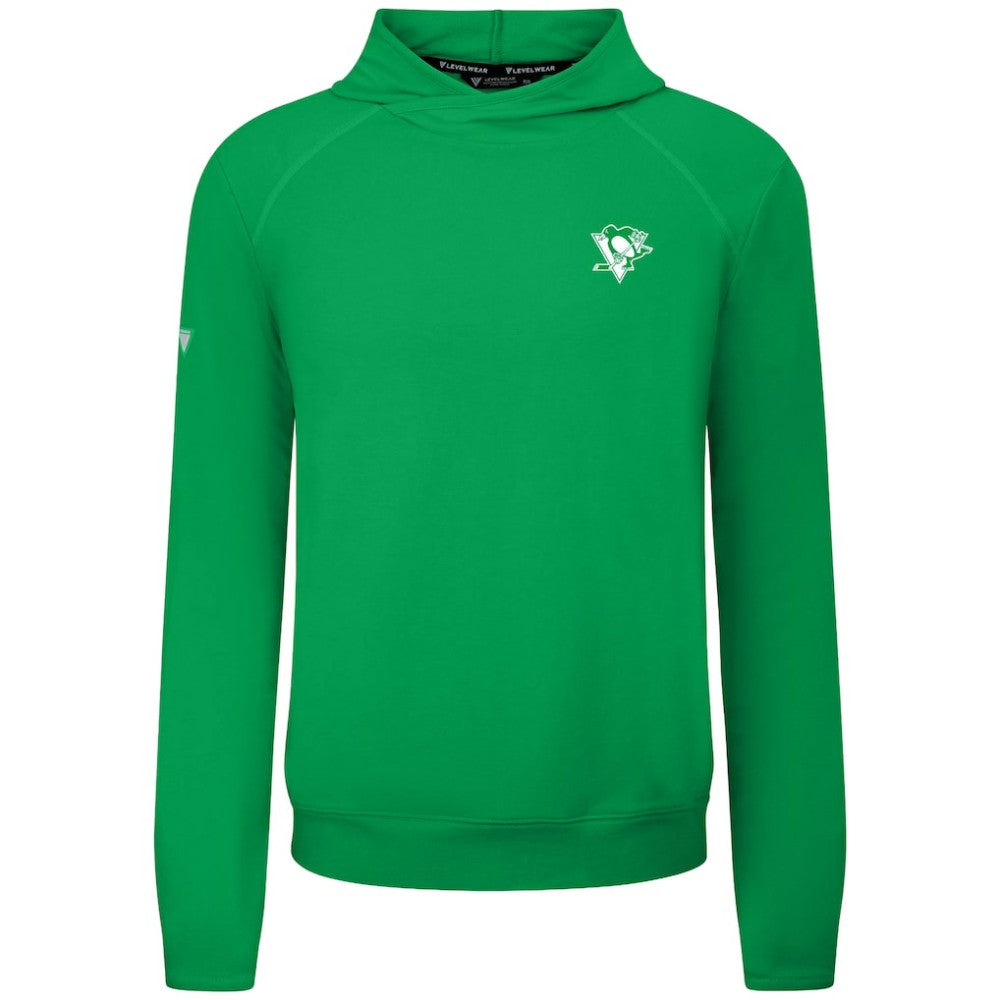 Pittsburgh Penguins Levelwear St. Patrick's Day Mandate Tri-Blend Hoodie - Green | NHL online
