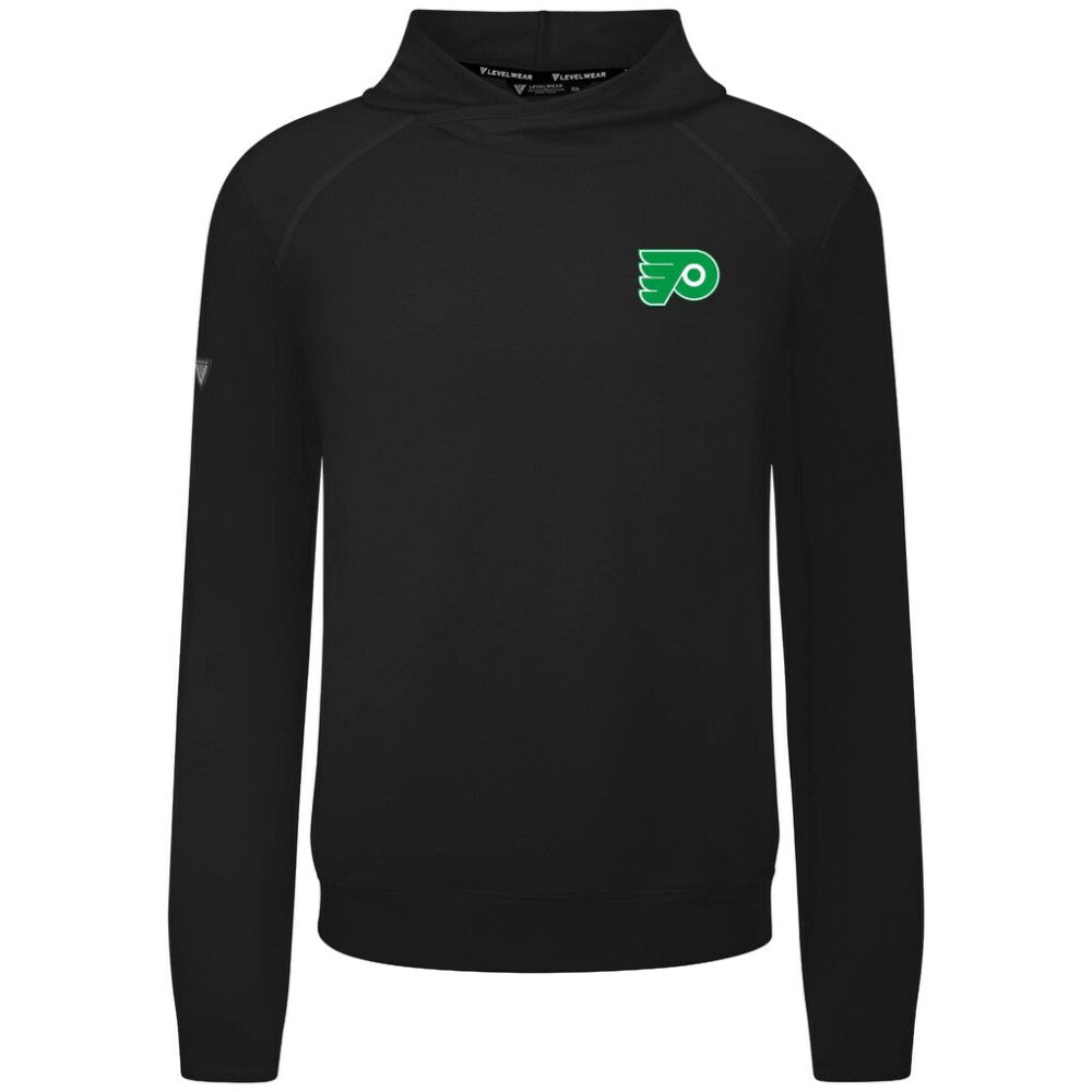 Philadelphia Flyers Levelwear St. Patrick's Day Mandate Tri-Blend Hoodie - Black | NHL sale