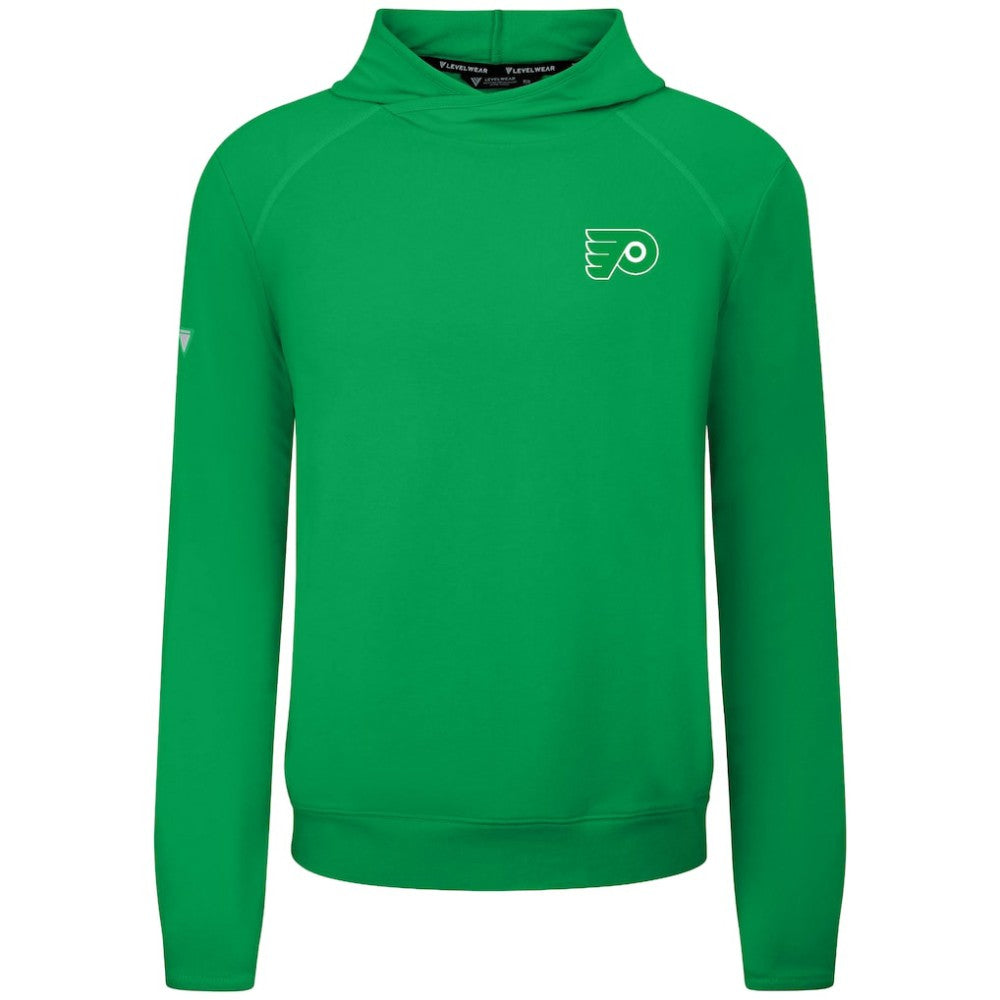 Philadelphia Flyers Levelwear St. Patrick's Day Mandate Tri-Blend Hoodie - Green | NHL on sale