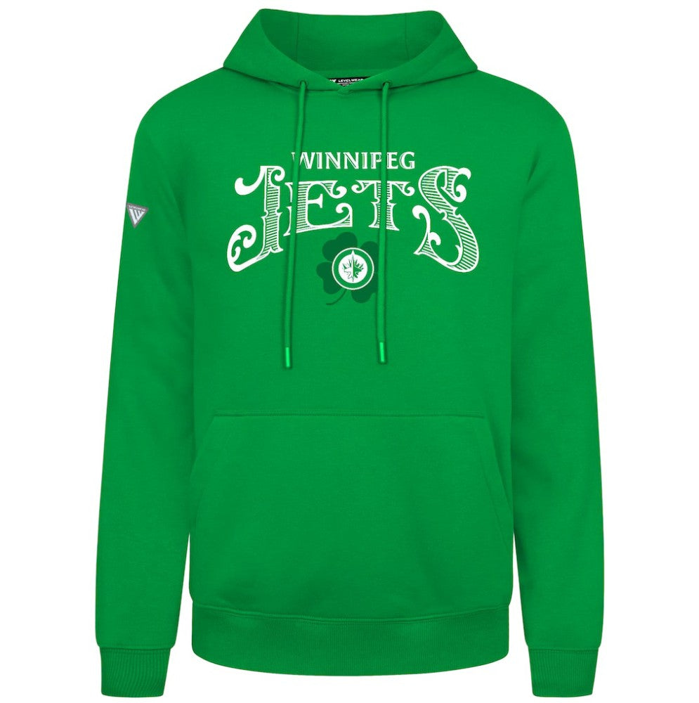 Winnipeg Jets Levelwear St. Patrick's Day Podium Hoodie - Green | NHL sale