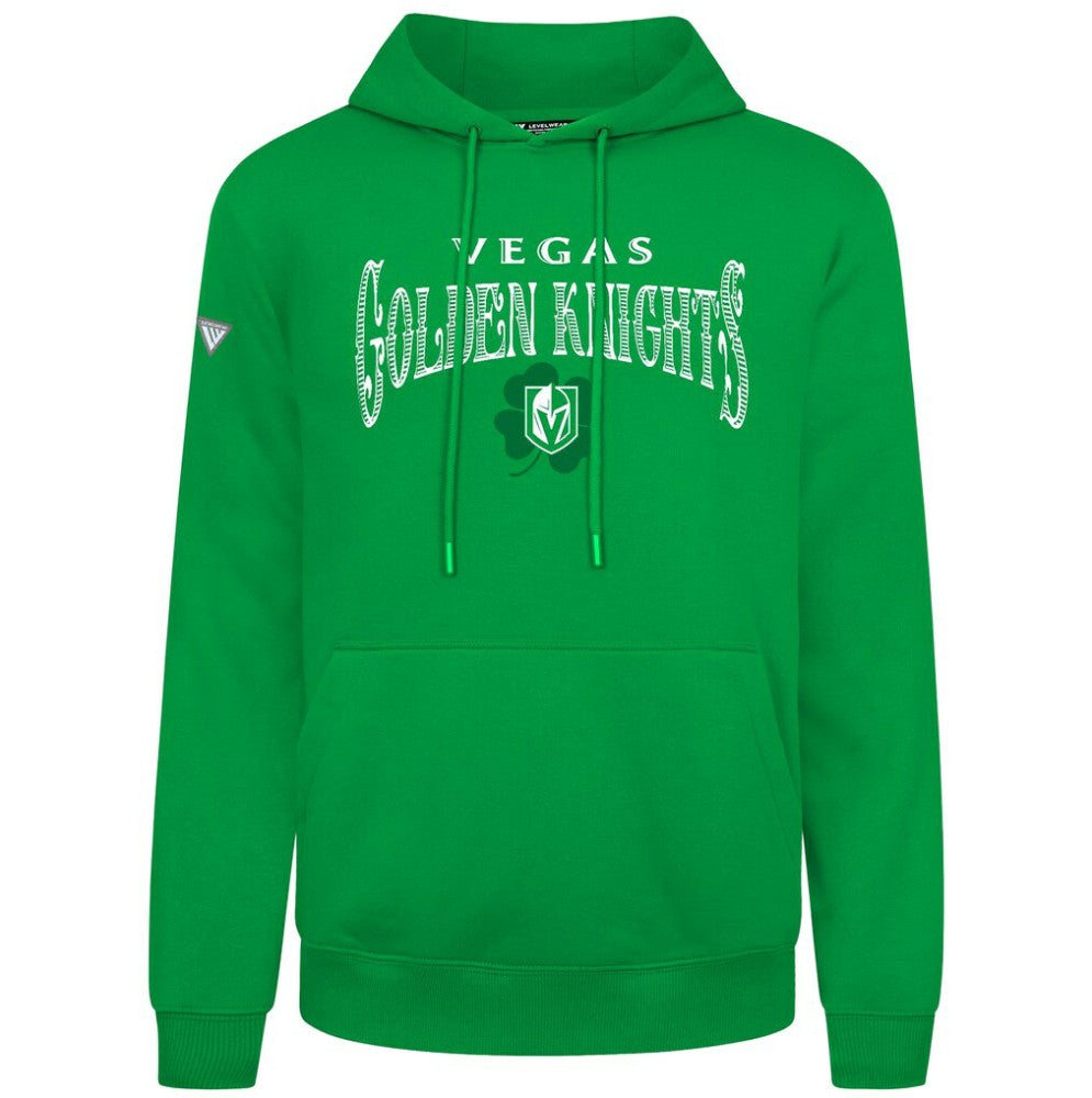 Vegas Golden Knights Levelwear St. Patrick's Day Podium Hoodie - Green | NHL Lifestyle