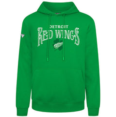 Detroit Red Wings Levelwear St. Patrick's Day Podium Hoodie - Green | NHL Lifestyle