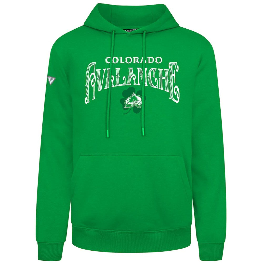 Colorado Avalanche Levelwear St. Patrick's Day Podium Hoodie - Green | NHL online
