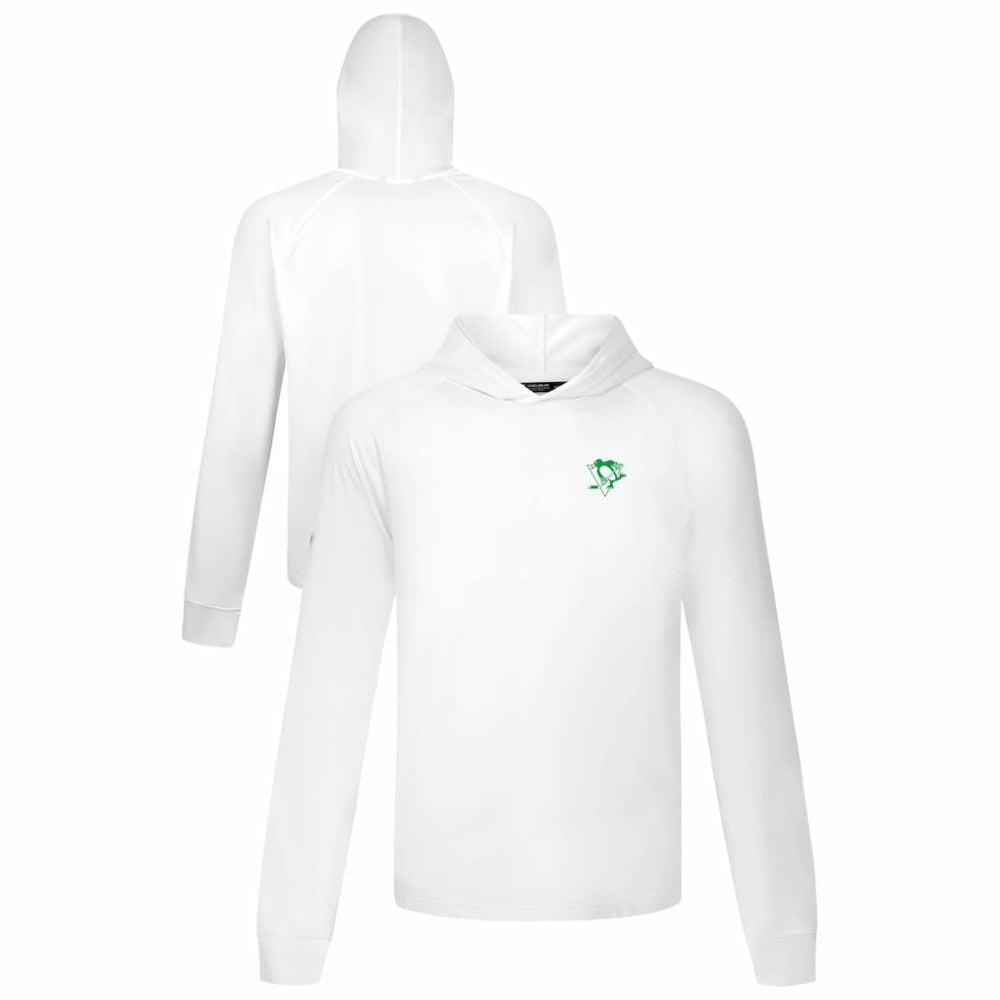 Pittsburgh Penguins Levelwear St. Patrick's Day Dimension Hoodie - White | NHL near me