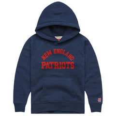 New England Patriots Homage Youth Classic Tri-Blend Hoodie - Navy - NFL