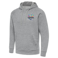 Seattle Seahawks Antigua Super Bowl LX Champions Victory Hoodie - Heather Gray - NFL