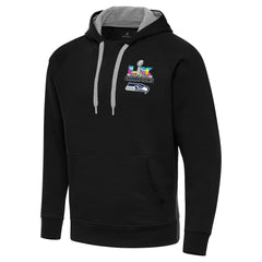 Seattle Seahawks Antigua Super Bowl LX Champions Victory Hoodie - Black - NFL
