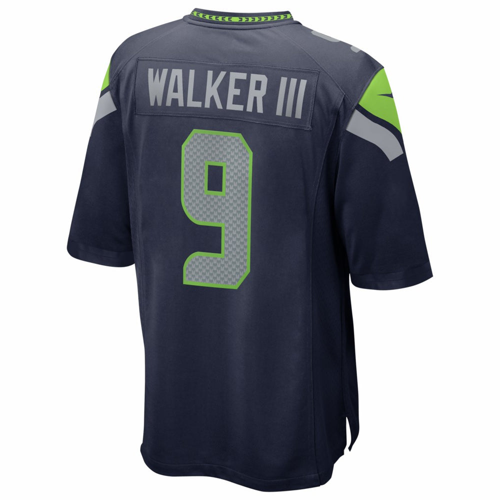 Kenneth Walker III Seattle Seahawks Super Bowl LX Patch Game Jersey - College Navy - Nike