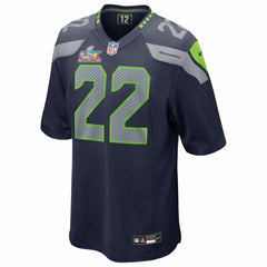 Rashid Shaheed Seattle Seahawks Super Bowl LX Patch Game Jersey - College Navy - Nike