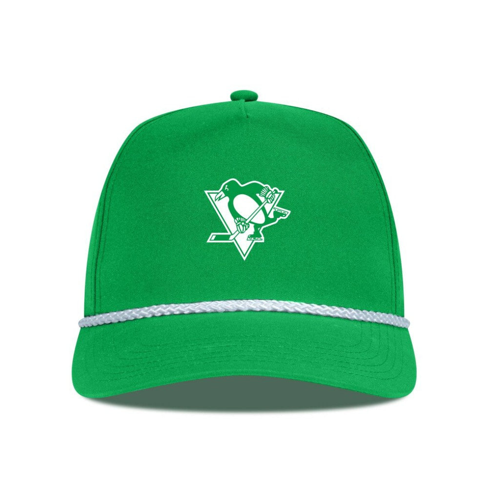 Pittsburgh Penguins Levelwear St. Patrick's Day Gambit Rope Adjustable Hat - Kelly Green | NHL sale