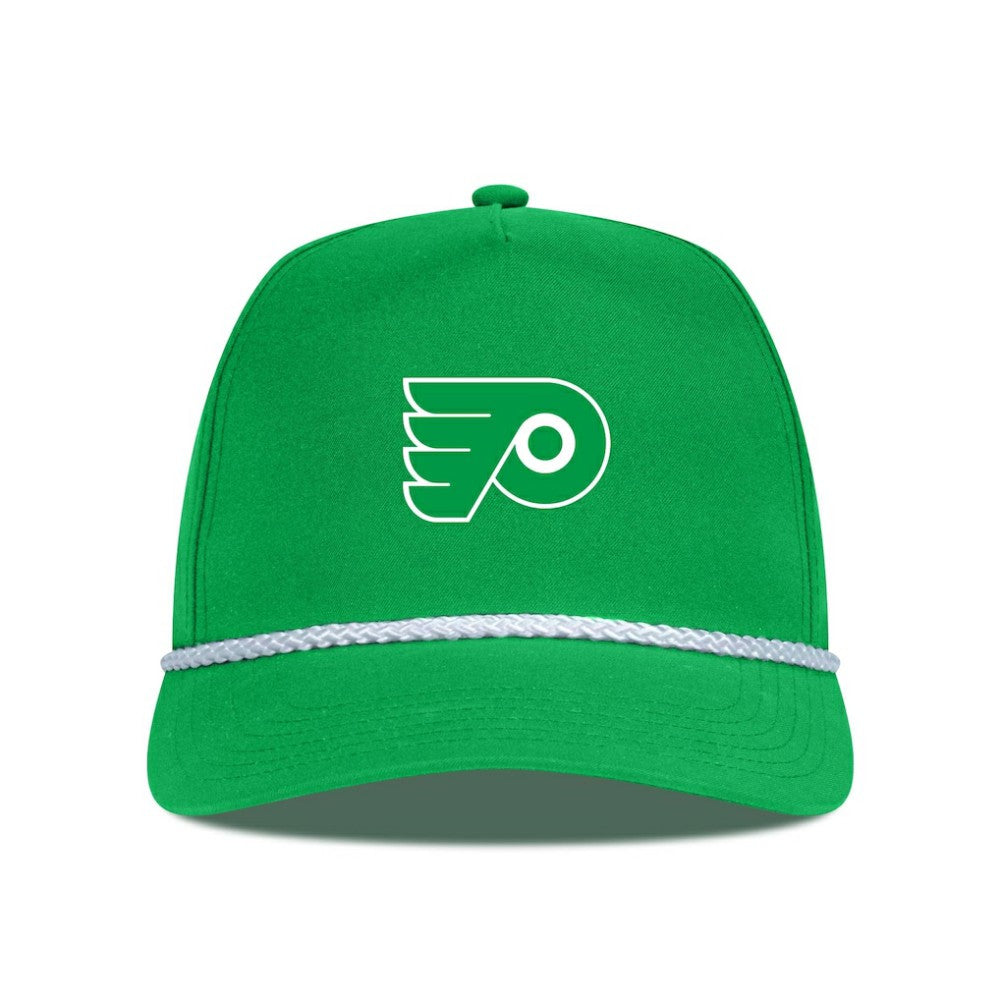 Philadelphia Flyers Levelwear St. Patrick's Day Gambit Rope Adjustable Hat - Kelly Green | NHL near me