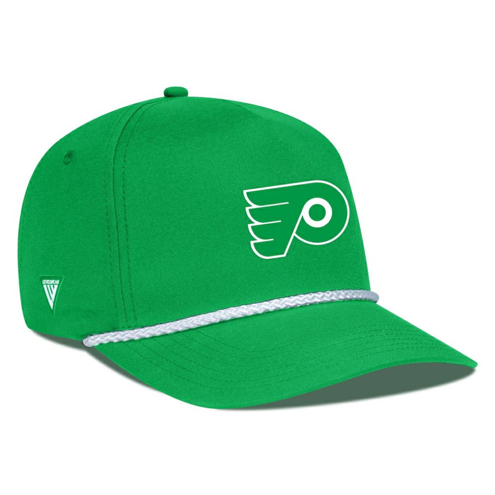 Philadelphia Flyers Levelwear St. Patrick's Day Gambit Rope Adjustable Hat - Kelly Green | NHL near me
