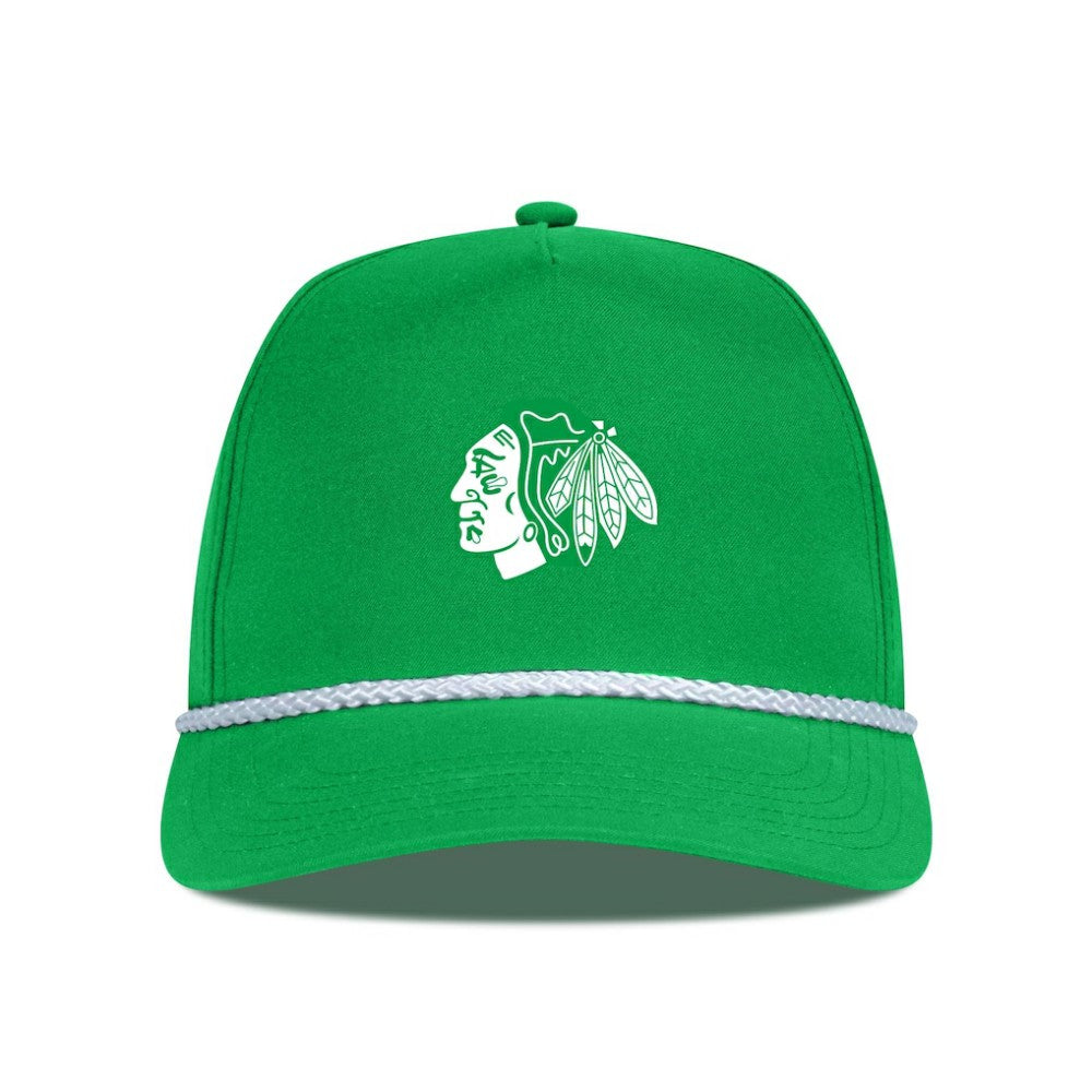 Chicago Blackhawks Levelwear St. Patrick's Day Gambit Rope Adjustable Hat - Kelly Green | NHL Clearance