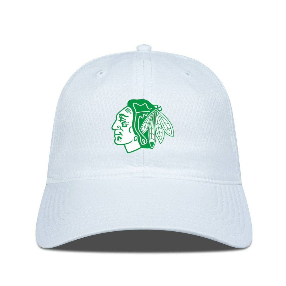 Chicago Blackhawks Levelwear Matrix Patch Adjustable Hat - White | NHL on sale
