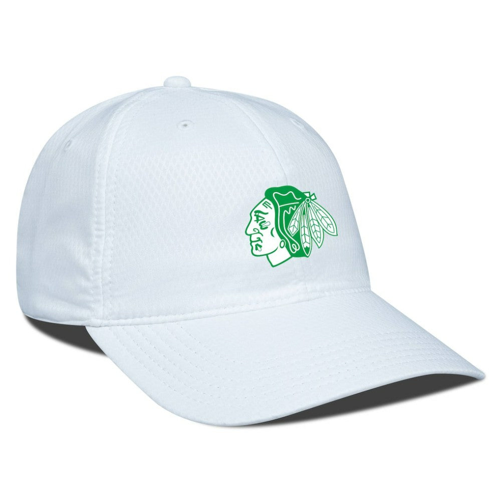 Chicago Blackhawks Levelwear Matrix Patch Adjustable Hat - White | NHL on sale