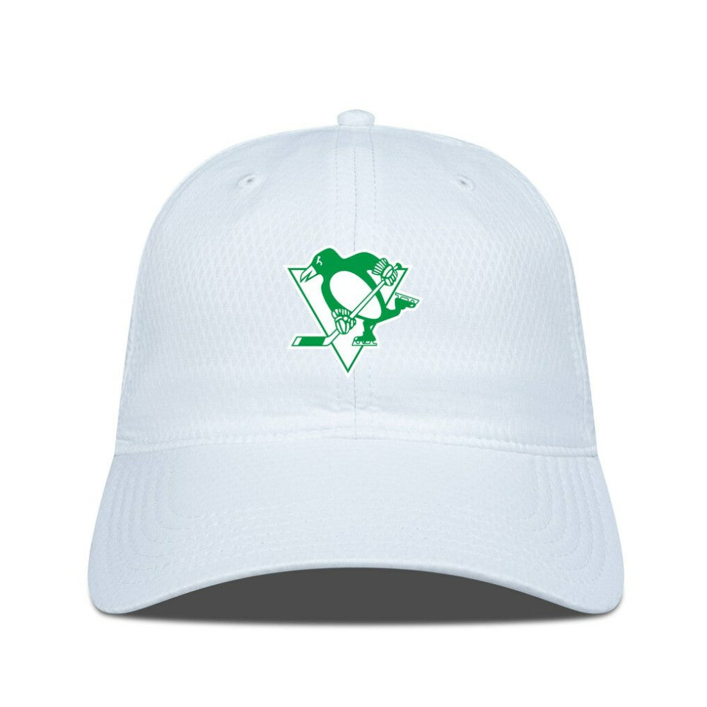 Pittsburgh Penguins Levelwear Matrix Patch Adjustable Hat - White | NHL near me