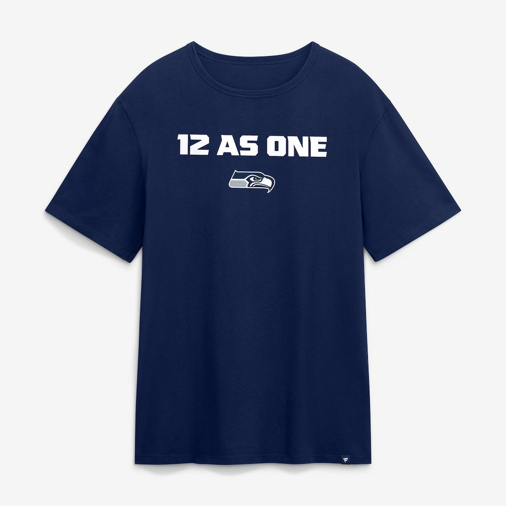 Seattle Seahawks Super Bowl LX 12 as One T-Shirt - College Navy - NFL