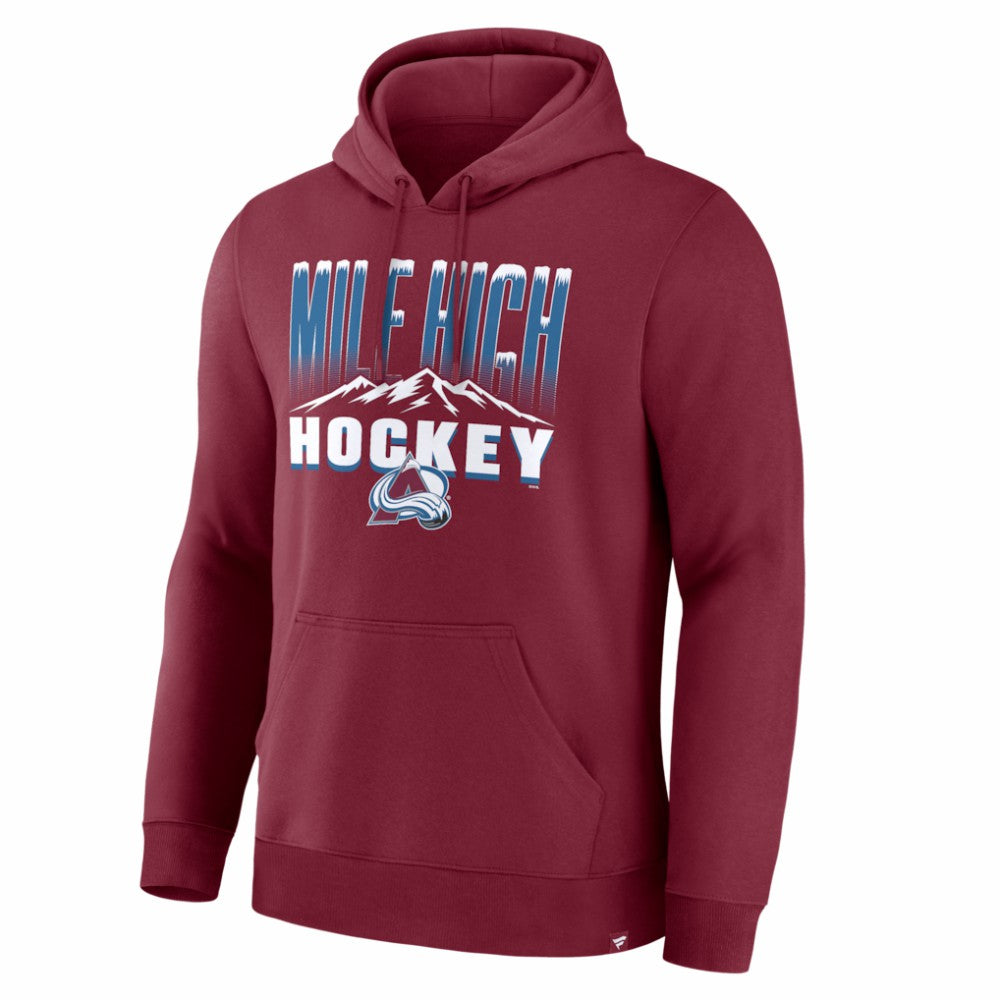 Colorado Avalanche Hometown Graphic Hoodie - Burgundy | NHL Lifestyle