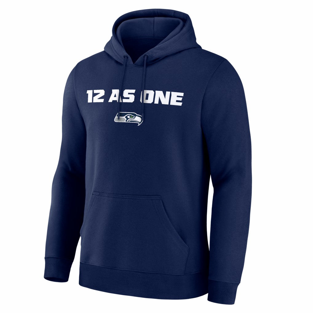 Seattle Seahawks Super Bowl LX 12 as One Hoodie - College Navy - NFL