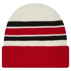 Detroit Red Wings New Era Vintage Cuffed Knit Hat - Cream/Red | New Era online