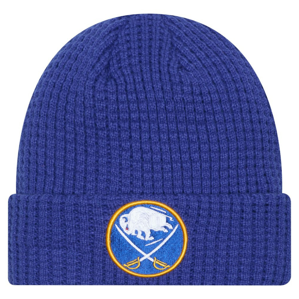 Buffalo Sabres New Era Waffle Cuffed Knit Hat - Royal | New Era Clearance