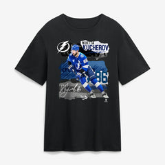 Nikita Kucherov Tampa Bay Lightning Fresh Ice T-Shirt - Black | NHL sale