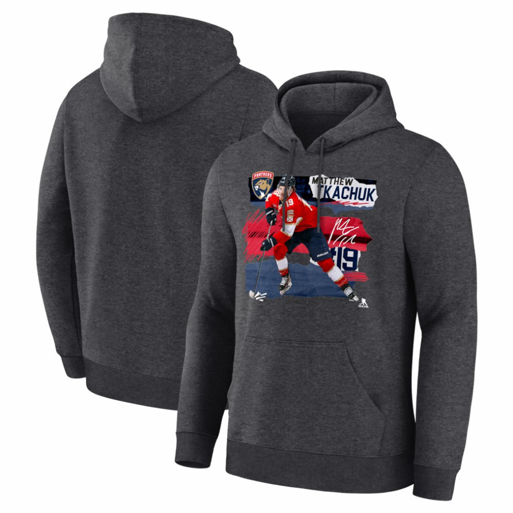 Matthew Tkachuk Florida Panthers Fresh Ice Hoodie - Charcoal | NHL sale