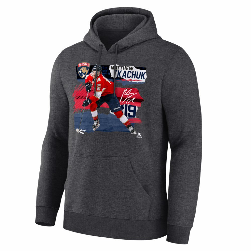 Matthew Tkachuk Florida Panthers Fresh Ice Hoodie - Charcoal | NHL sale
