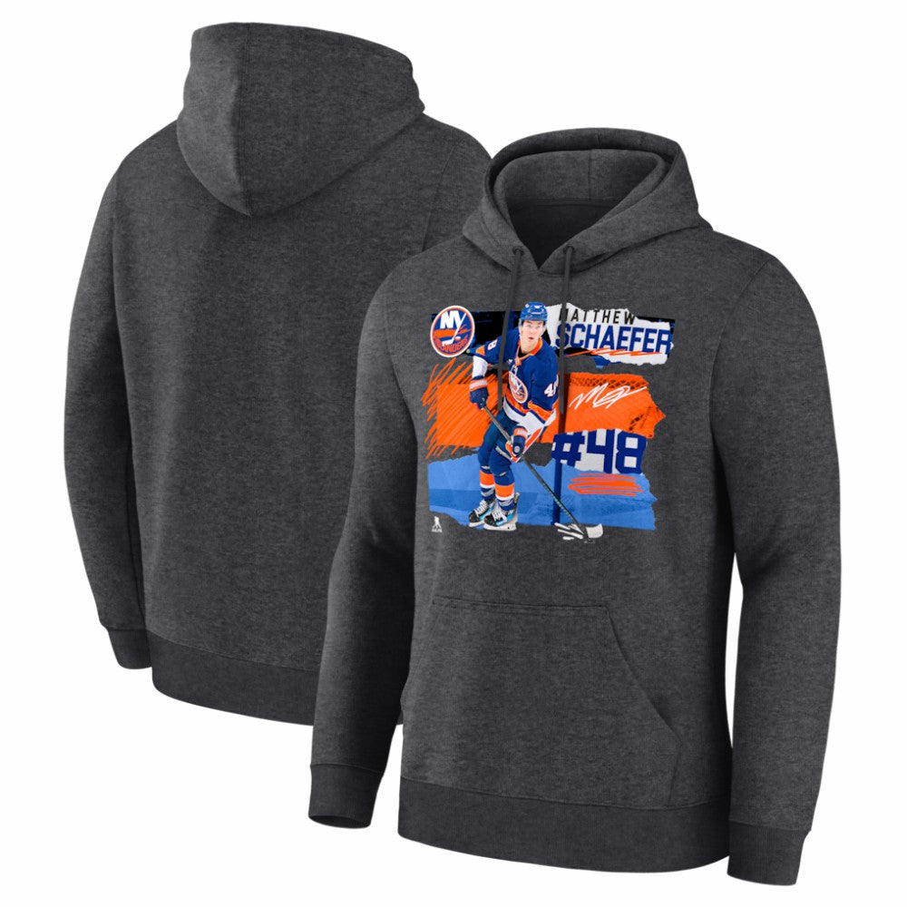 Matthew Schaefer New York Islanders Fresh Ice Hoodie - Charcoal | NHL near me