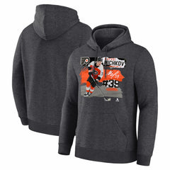Matvei Michkov Philadelphia Flyers Fresh Ice Hoodie - Charcoal | NHL discount
