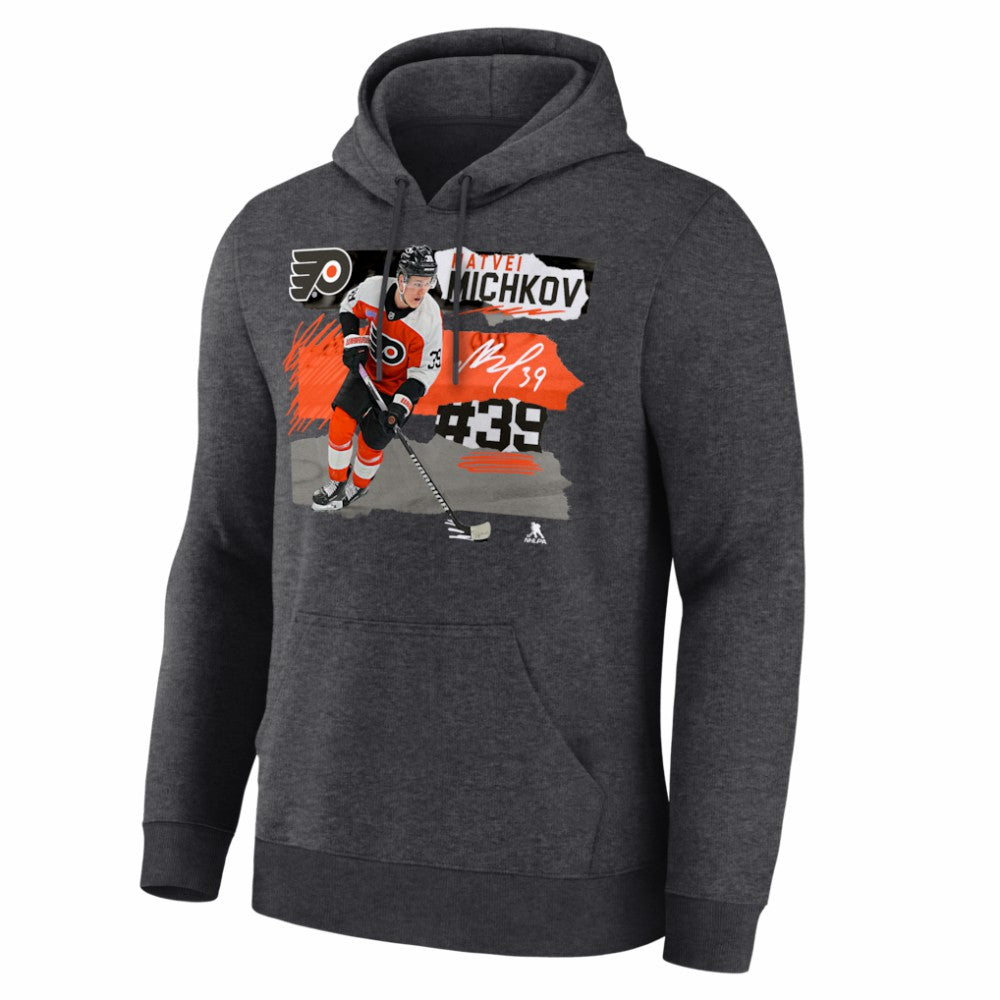 Matvei Michkov Philadelphia Flyers Fresh Ice Hoodie - Charcoal | NHL discount