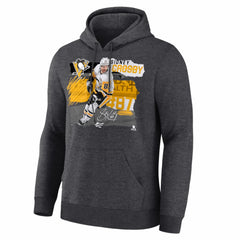 Sidney Crosby Pittsburgh Penguins Fresh Ice Hoodie - Charcoal | NHL online