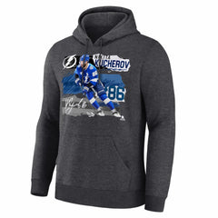 Nikita Kucherov Tampa Bay Lightning Fresh Ice Hoodie - Charcoal | NHL discount