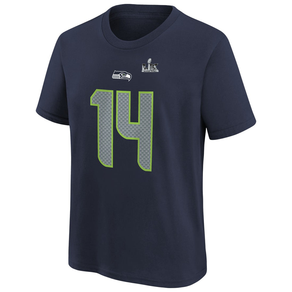 Sam Darnold Seattle Seahawks Youth Super Bowl LX Name & Number T-Shirt - College Navy - Nike