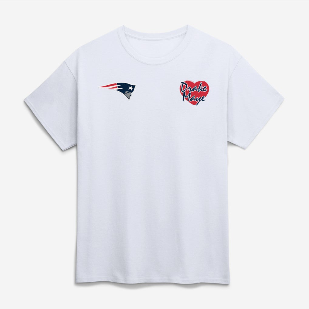 New England Patriots I Love Drake Maye T-Shirt - White - NFL