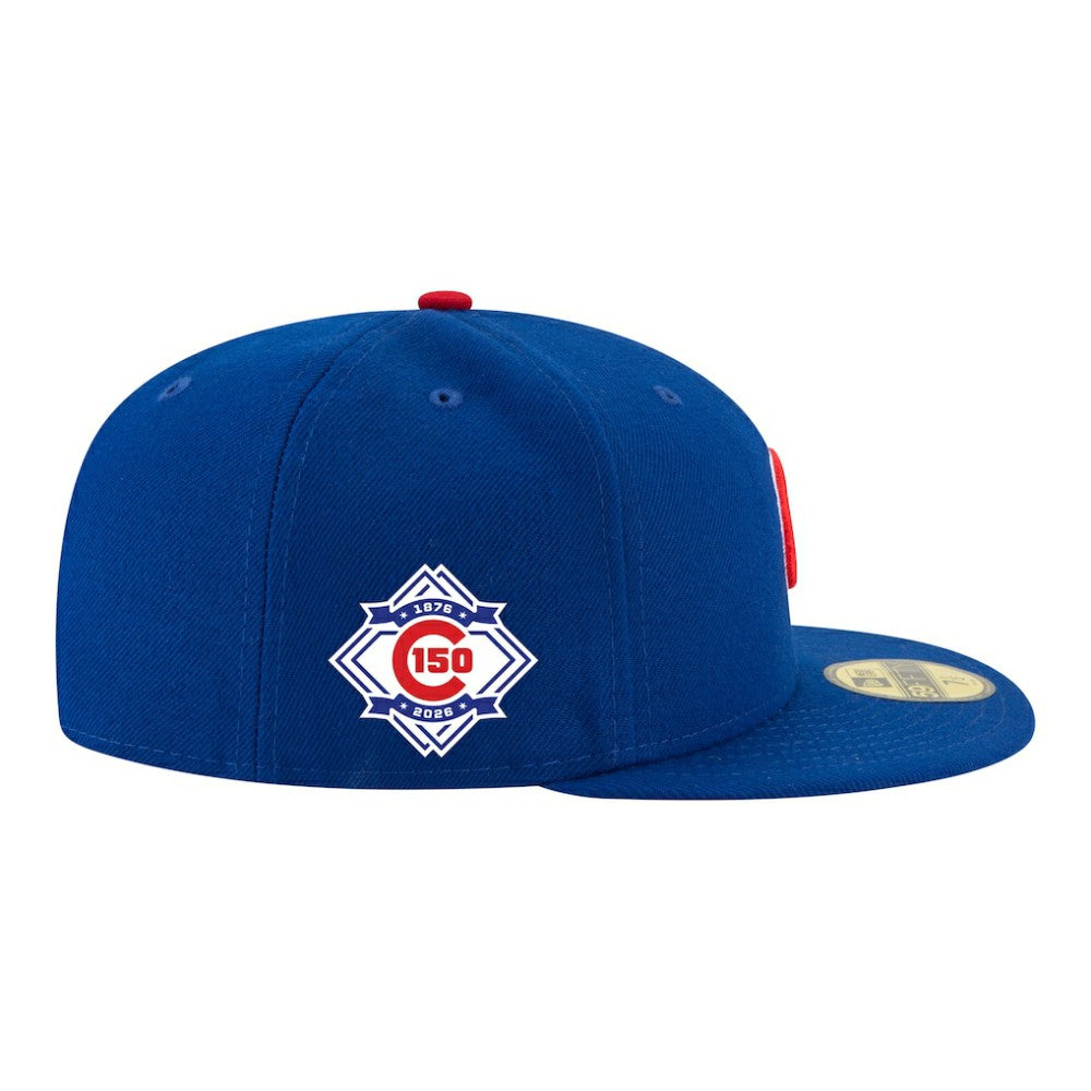 Chicago Cubs New Era 150th Anniversary 59FIFTY Fitted Hat for sale
